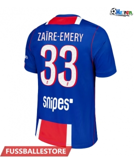 Günstige Paris Saint-Germain Warren Zaire-Emery #33 Heimtrikot 2026-27 Kurzarm